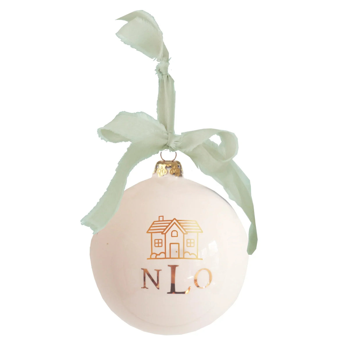 Monogrammed Keepsake Ornament- New Home