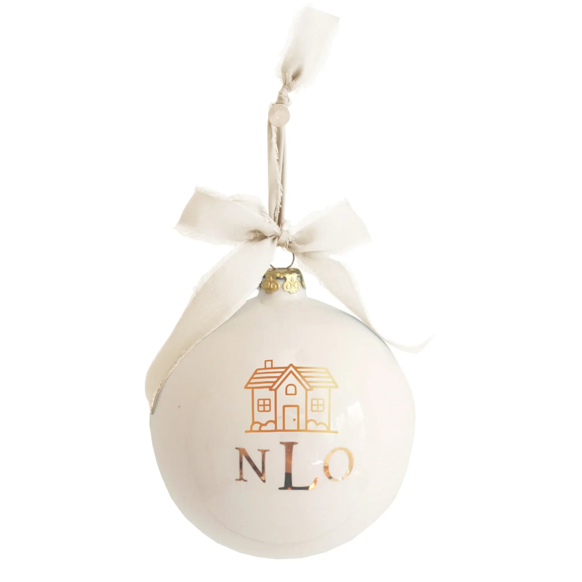 Monogrammed Keepsake Ornament- New Home