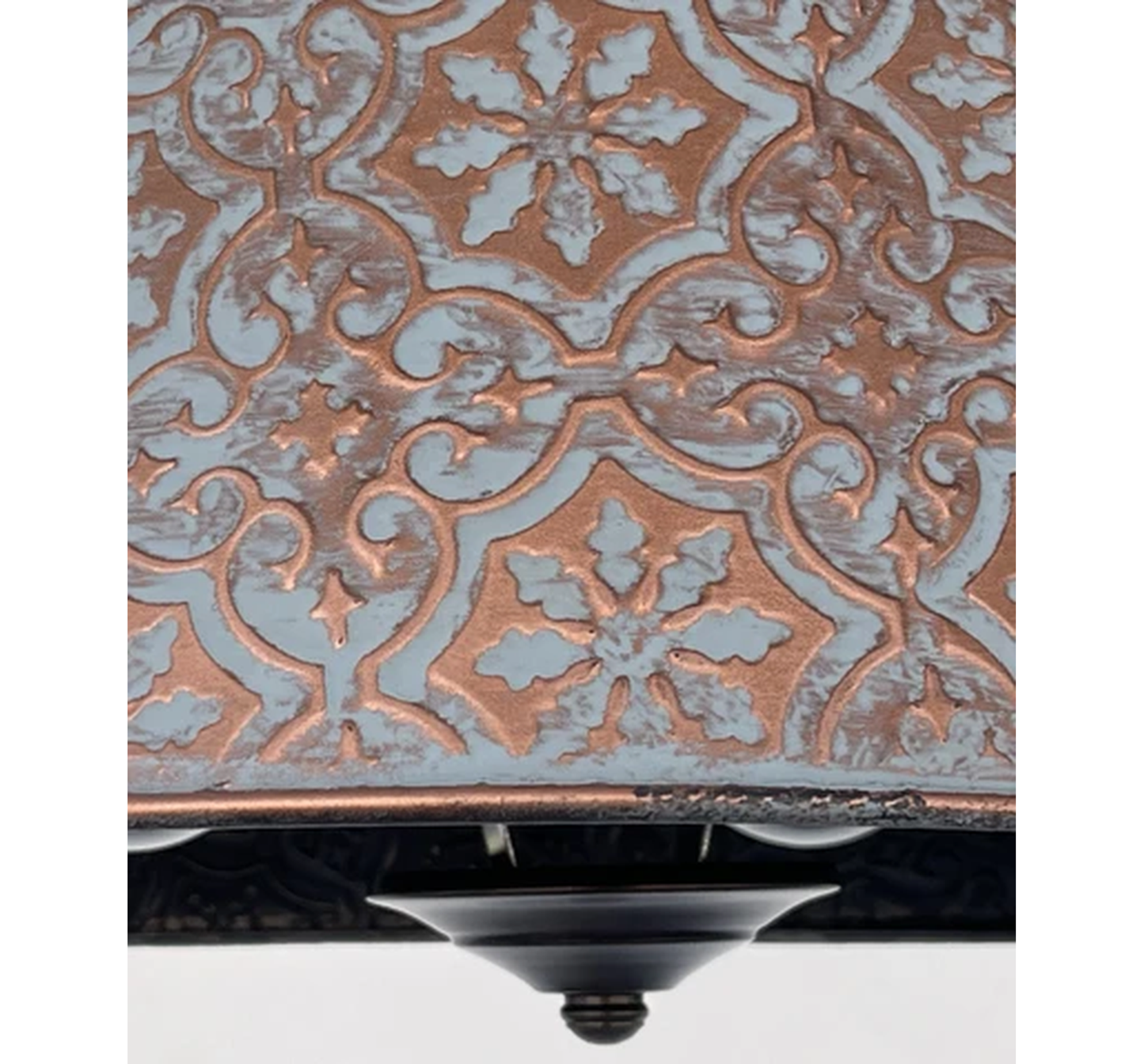 Ornate Copper Farmhouse Chandelier Lighting