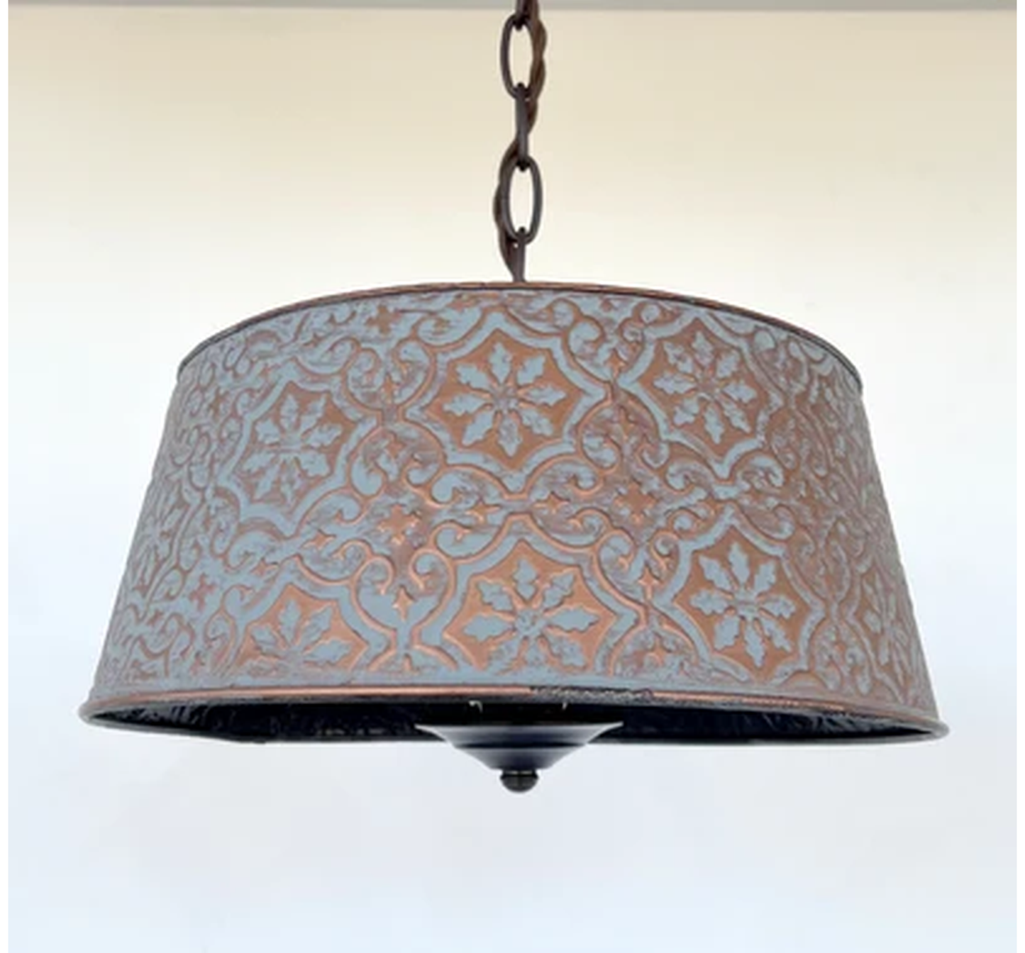 Ornate Copper Farmhouse Chandelier Lighting