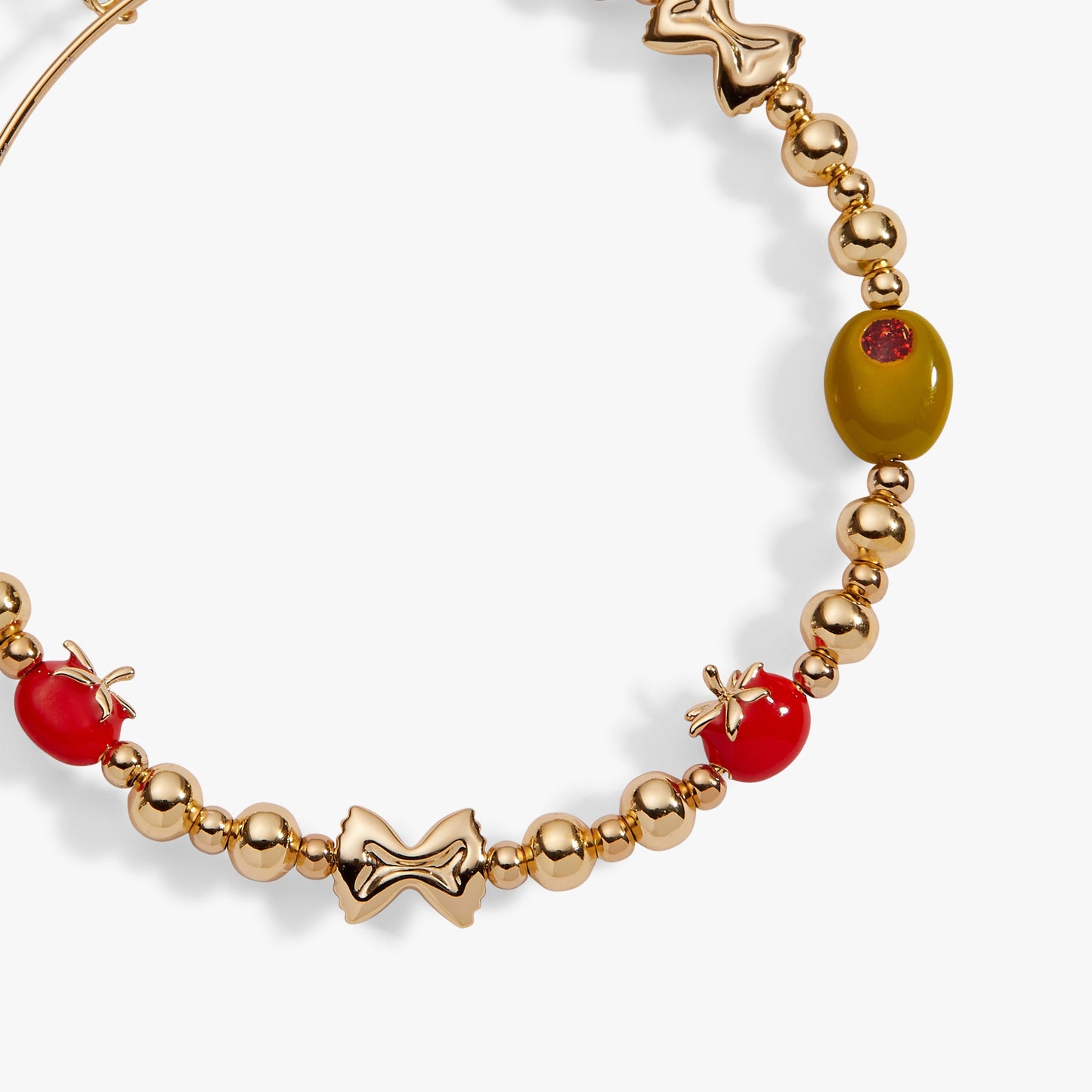 Pasta Girl Beaded Bangle
