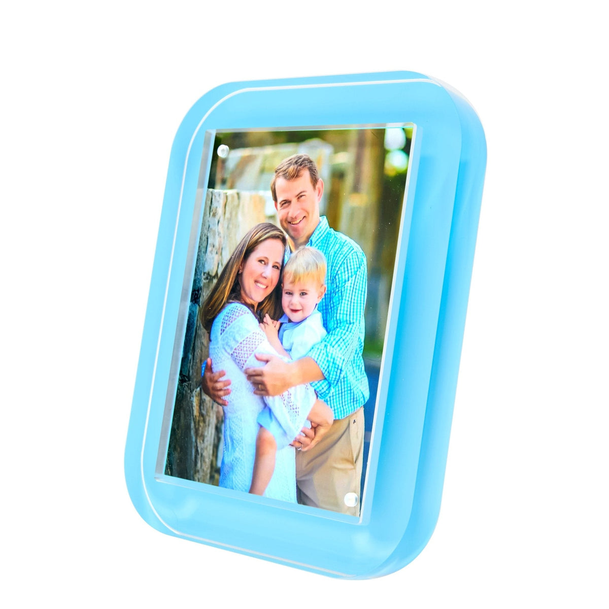 Pastel Blue Acrylic 5" x 7" Pop Frame