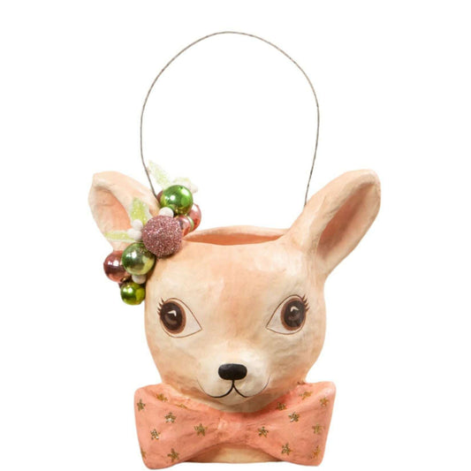 Pastel Fawnie Bucket Small by Bethany Lowe