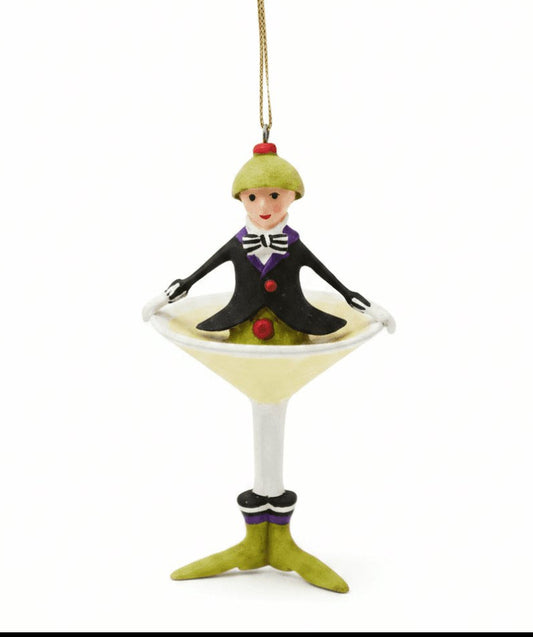 Patience Brewster Mini RED WINE Cocktail Ornament