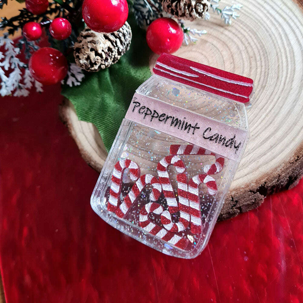 Peppermint Candy Brooch by Cherryloco Jewellery