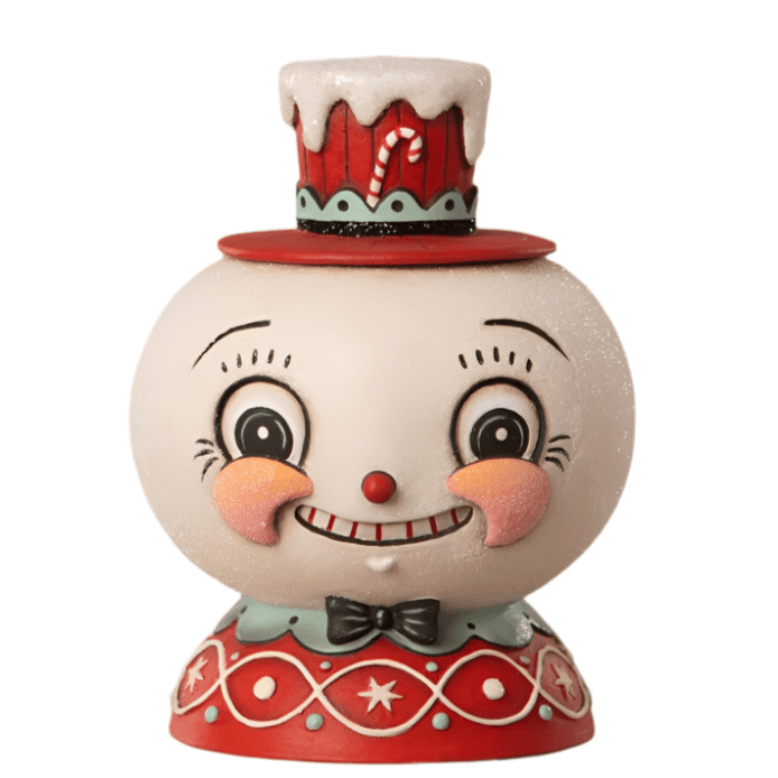 Peppermint Snow Beau Container by Johanna Parker for Bethany Lowe LAST ONE!