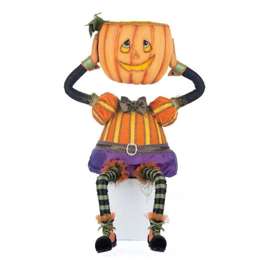 Percy Pumpkin Head Halloween Candy Bowl