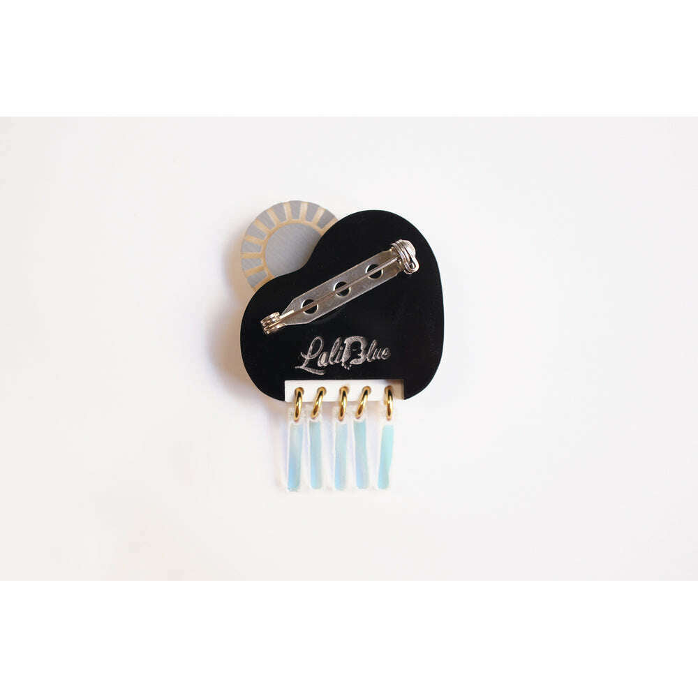 Piano cloud with sun brooch by Laliblue