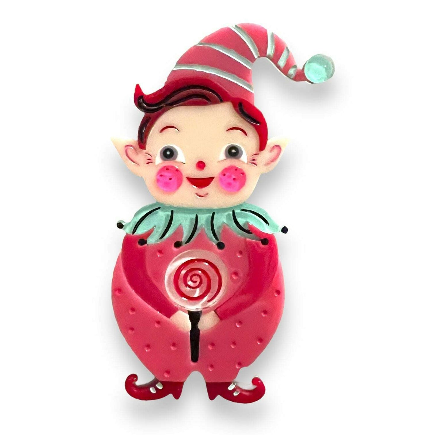 PINK North Pole Apprentice Brooch by Johanna Parker x Lipstick & Chrome