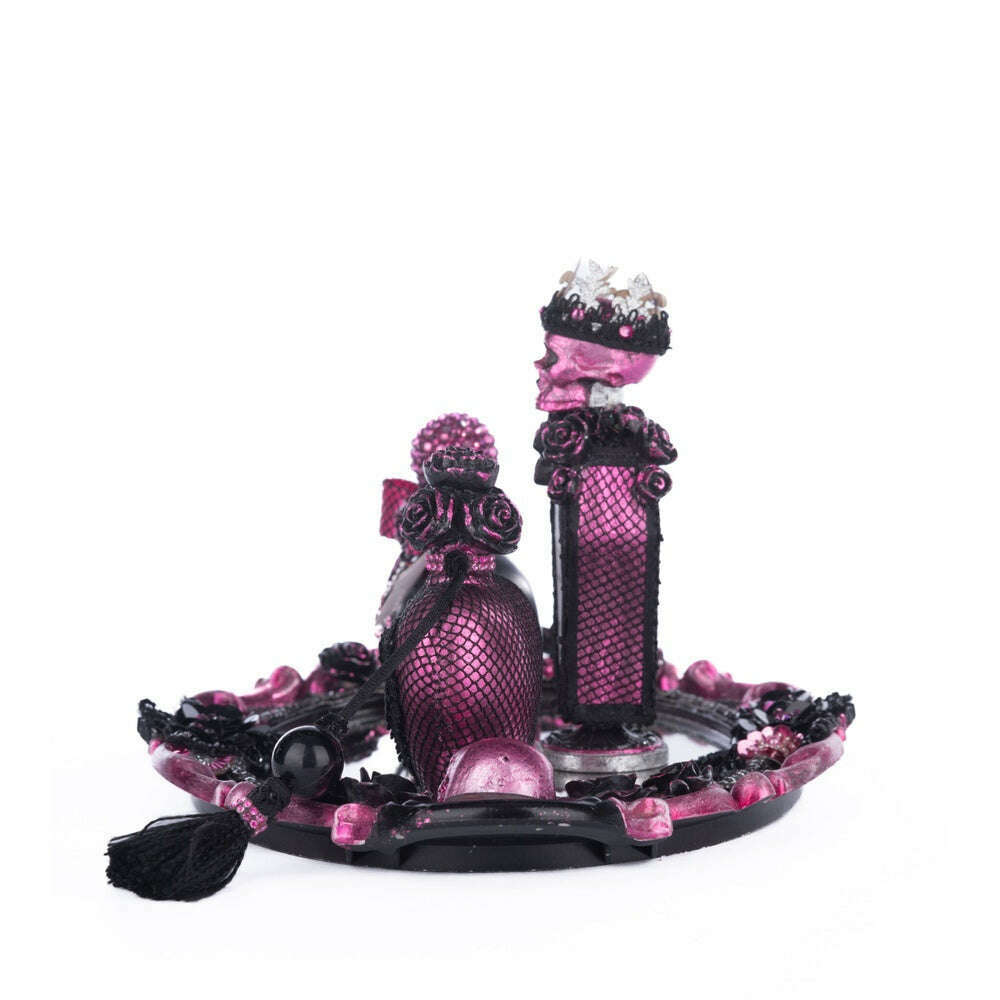 Pink Passion Vanity Tray with Bottles Set by Katherine's Collection