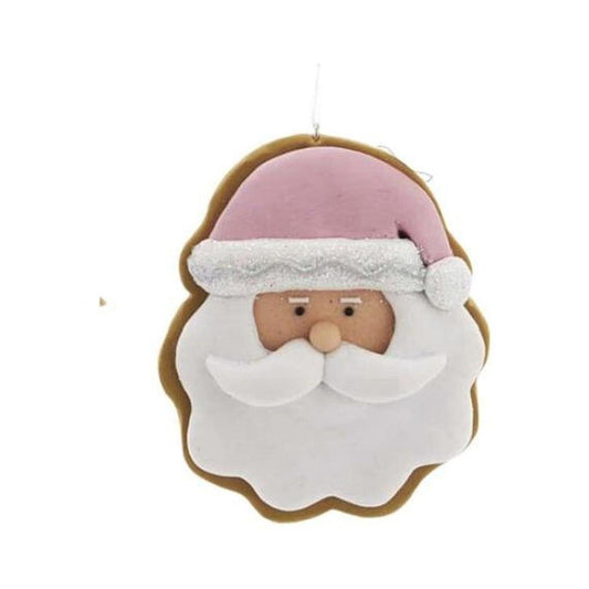 Pink White Holiday Ornaments
