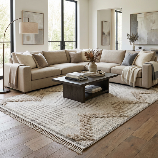 Maulawin High-Low Rustic Rug