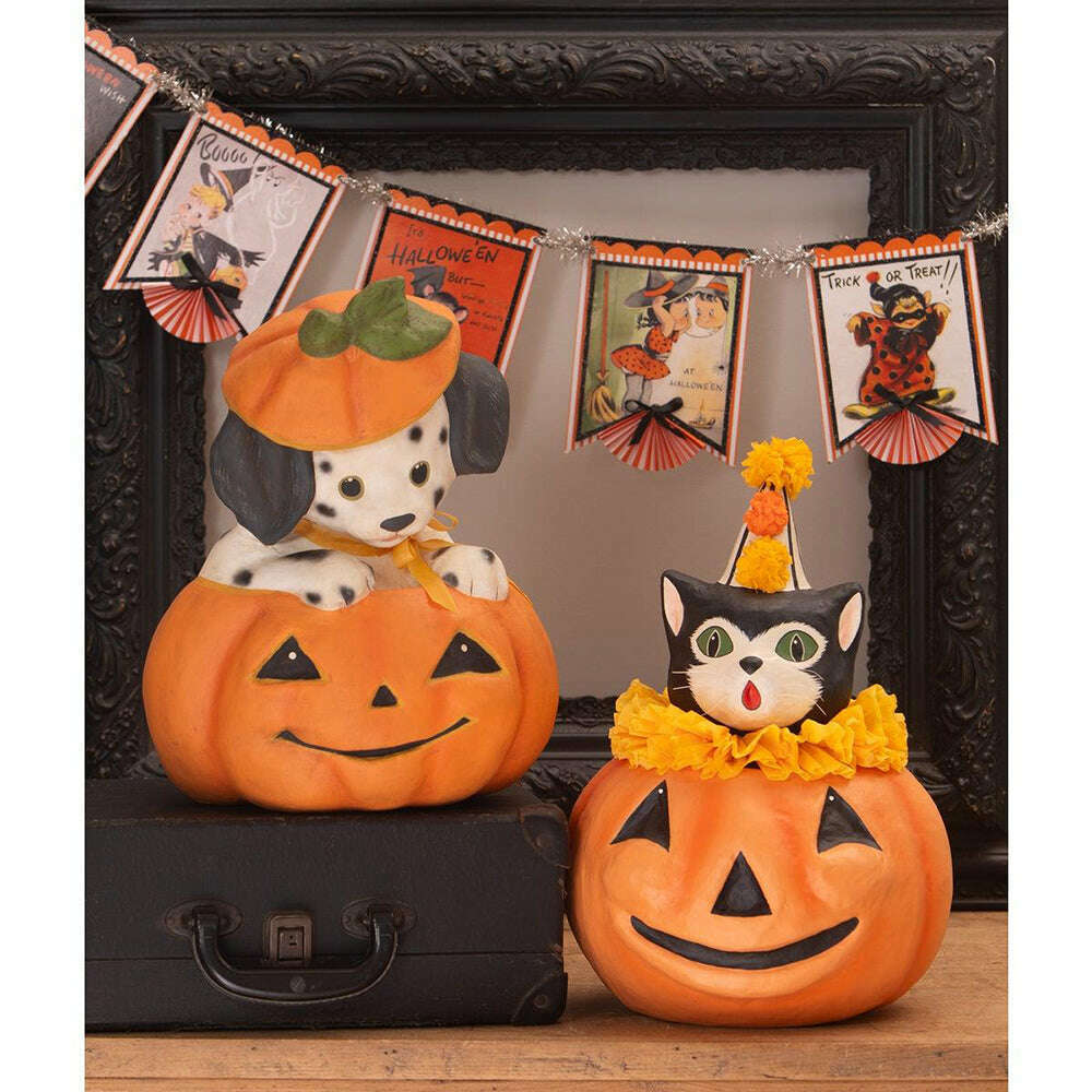 Poppy Puppy in Pumpkin by Bethany Lowe Designs