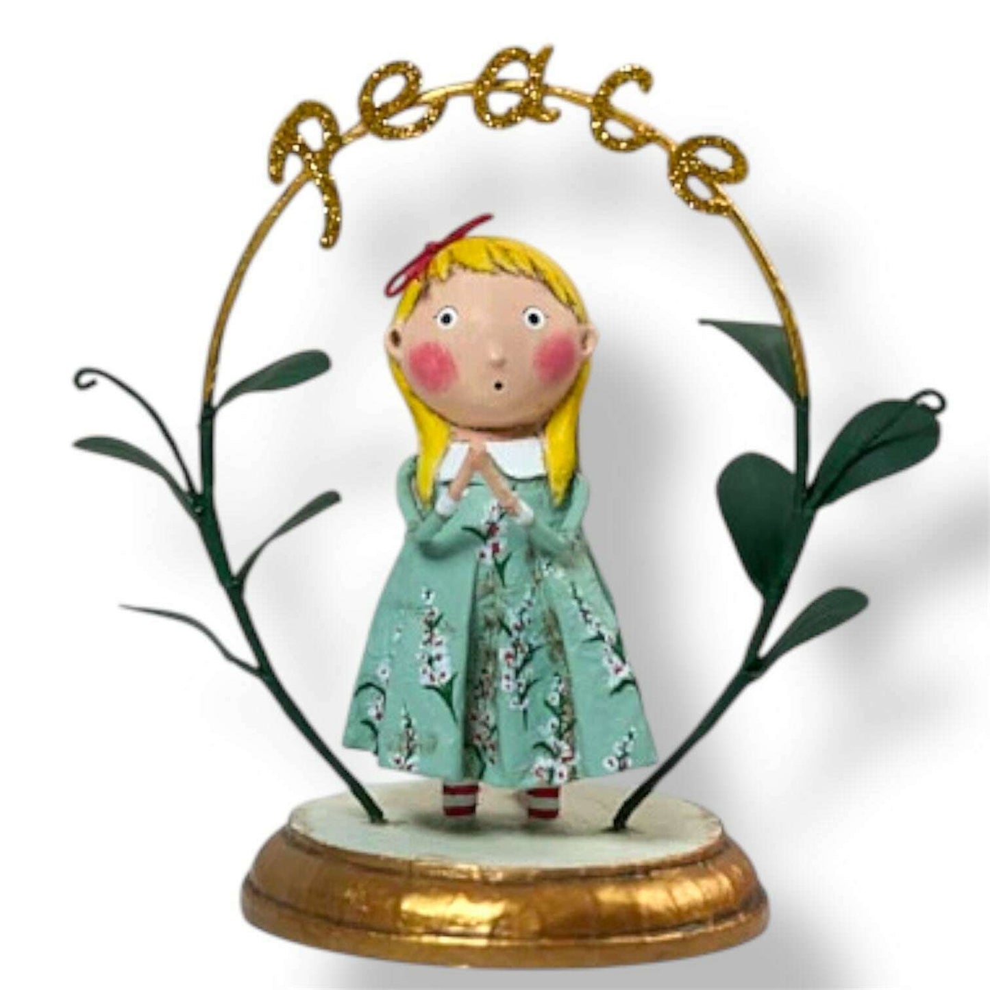 Praying for Peace Christmas Figurine by Lori Mitchell SHIPS AUGUST