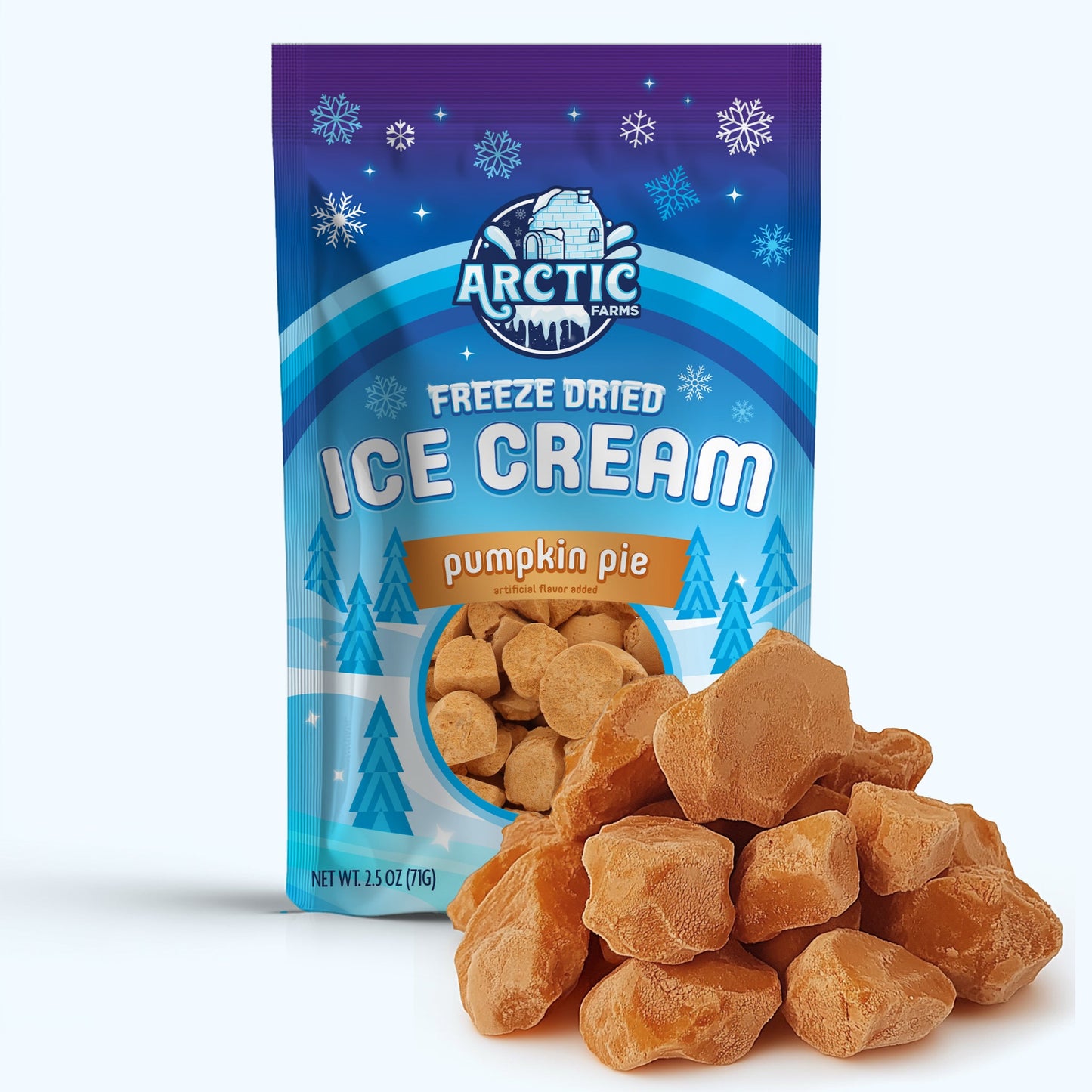 Freeze Dried Ice Cream That Does Not Melt (Bits) Pumpkin Pie