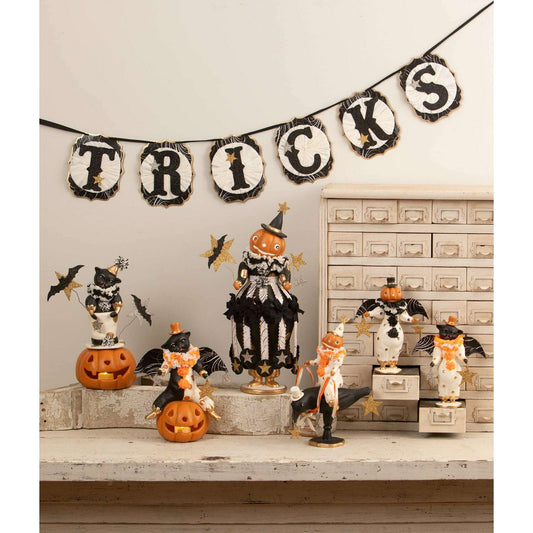 Pumpkinhead on Crow | Halloween Decor | Bethany Lowe