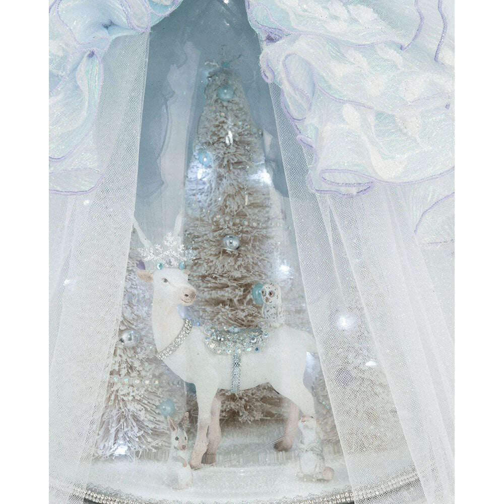 Queen Crystalline Cloche Piece by Katherine's Collection