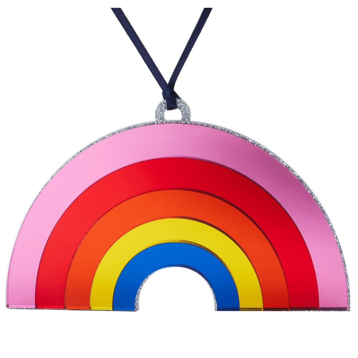 Rainbow Mirrored Acrylic Ornament