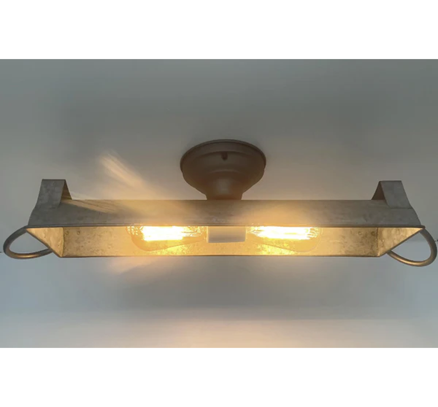 GALVANIZED DOME Ceiling Light Fixture (3 sizes)