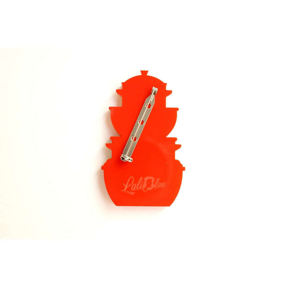 Retro Pyrex Container Brooch by Laliblue