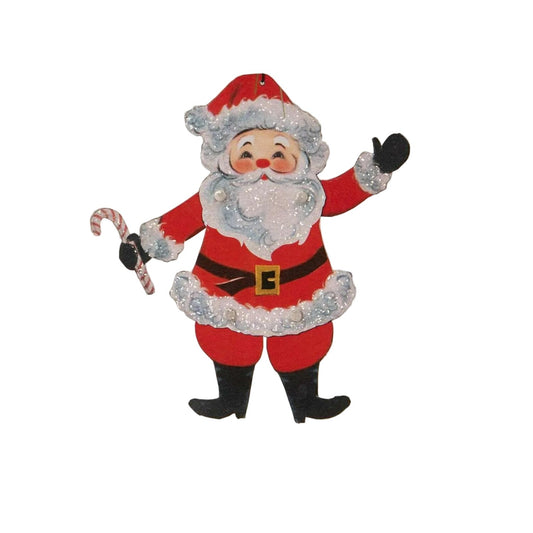 Retro Rockin' Santa Ornament | Christmas Decor by Bethany Lowe | SHIPS MID NOVEMBER