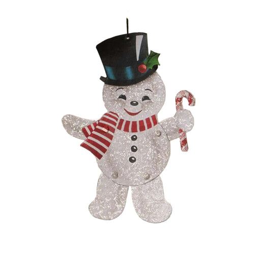 Retro Rockin' Snowman Ornament | Christmas Decor by Bethany Lowe | SHIPS MID NOVEMBER