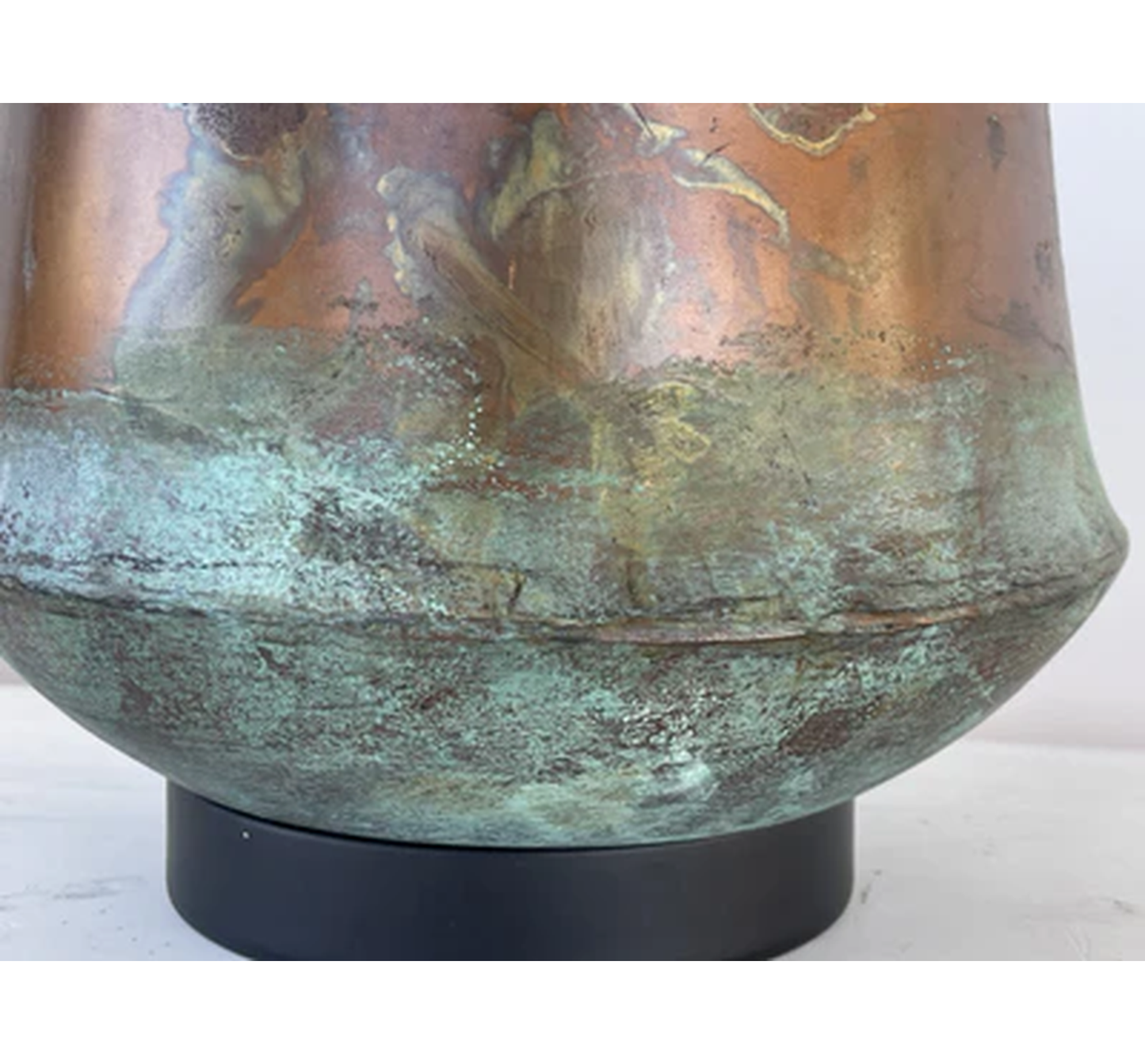 Modern Handcrafted Copper Table Lamp