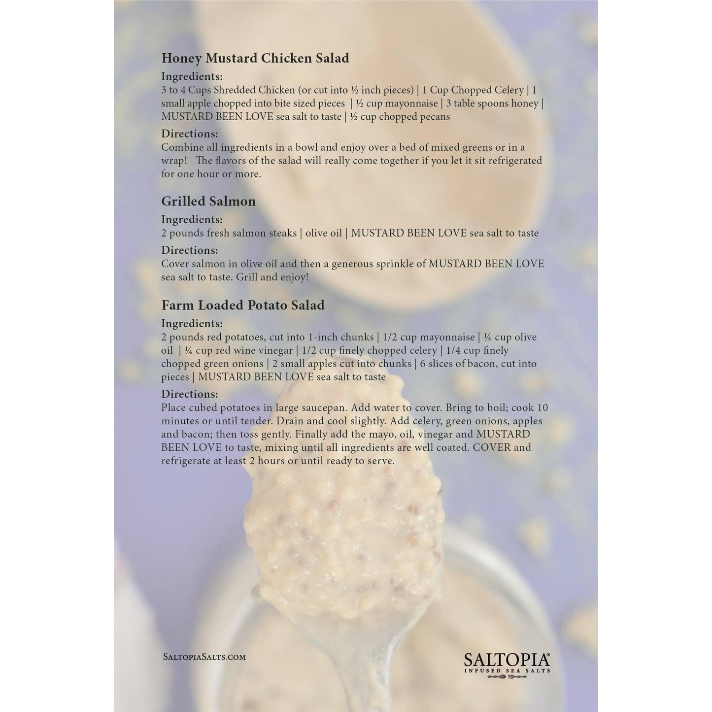 French Mustard Salt: MUSTARD BEEN LOVE