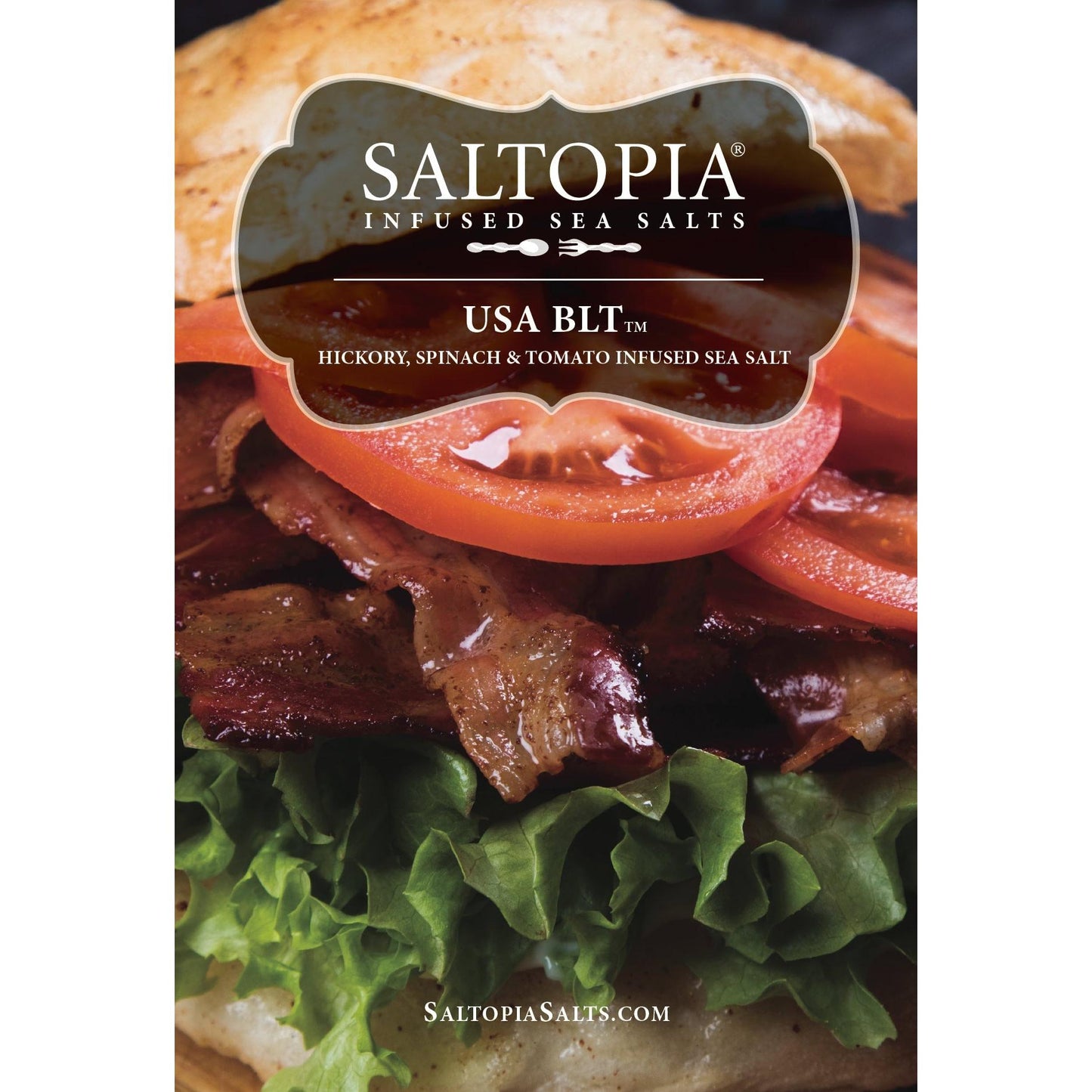BLT Salt: BACON. LETTUCE. TOMATO.