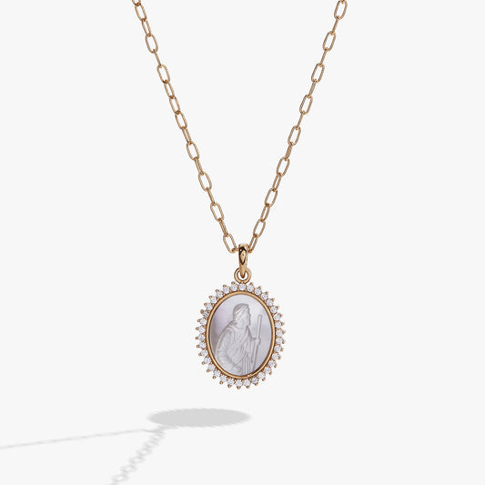 Divine Guides St. Christopher Pendant Necklace