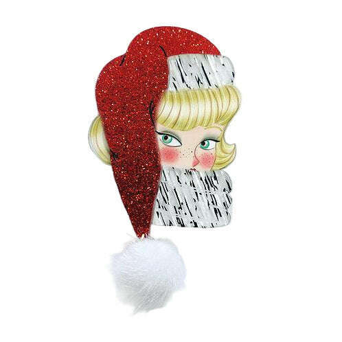 Santa Baby Blond Brooch by Laliblue
