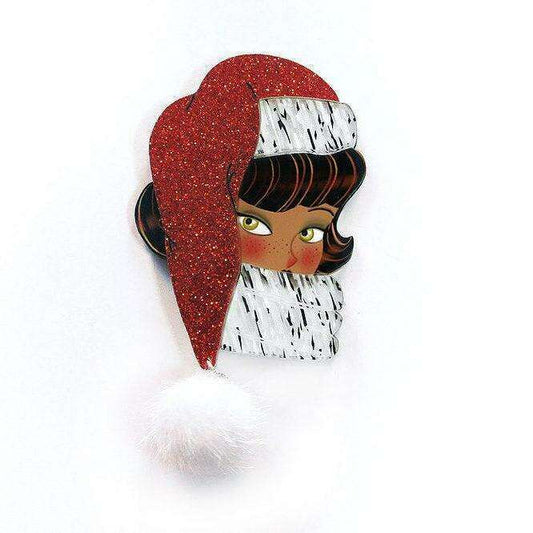 Santa Claus Hazel Brooch by Laliblue