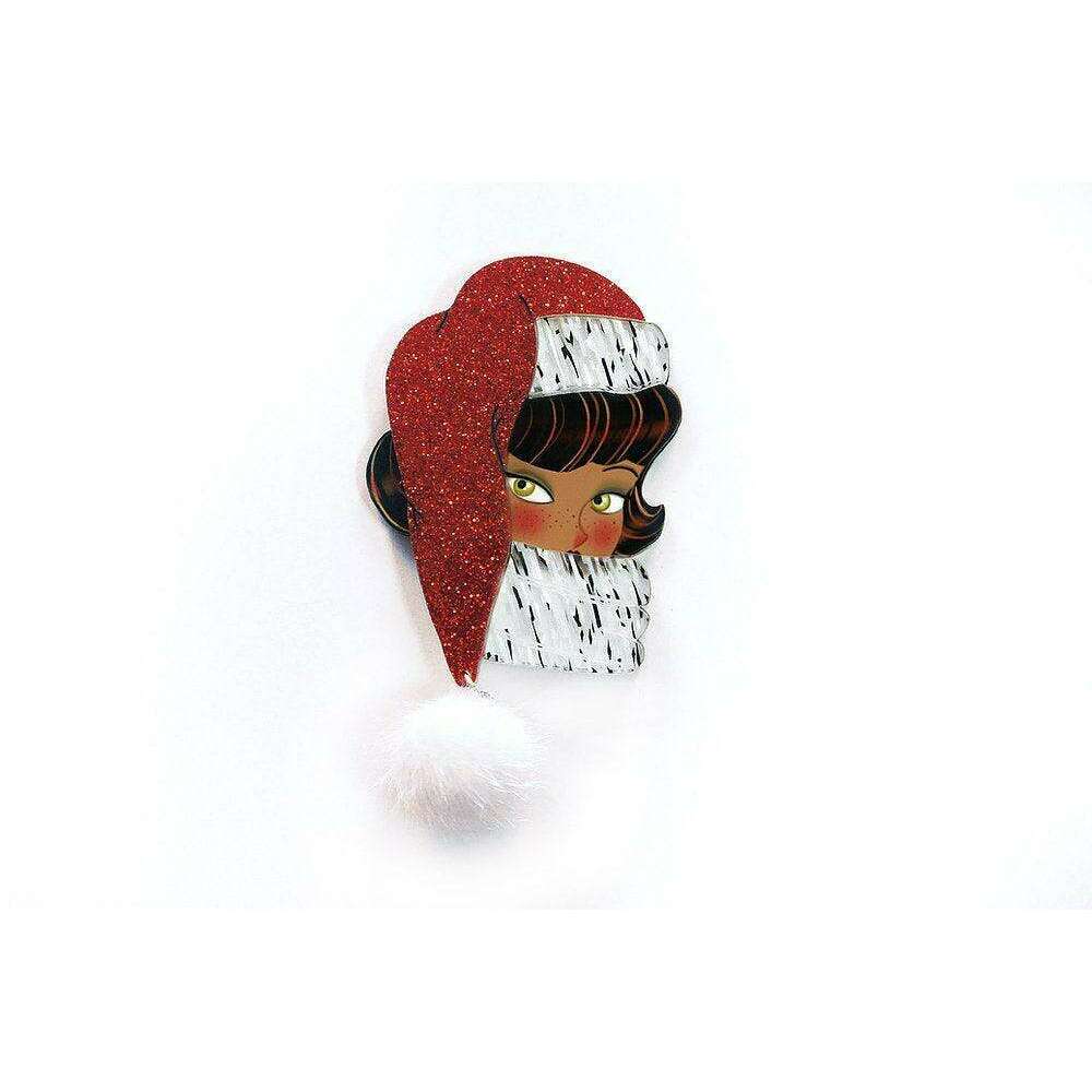 Santa Claus Hazel Brooch by Laliblue