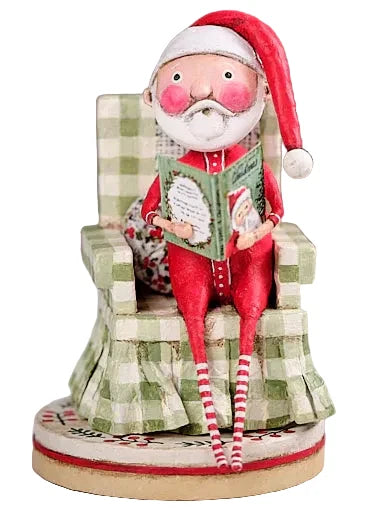 Santa's Christmas Story Figurine by Lori Mitchell — 7-Inch Poly Resin Collectible (New 2026)