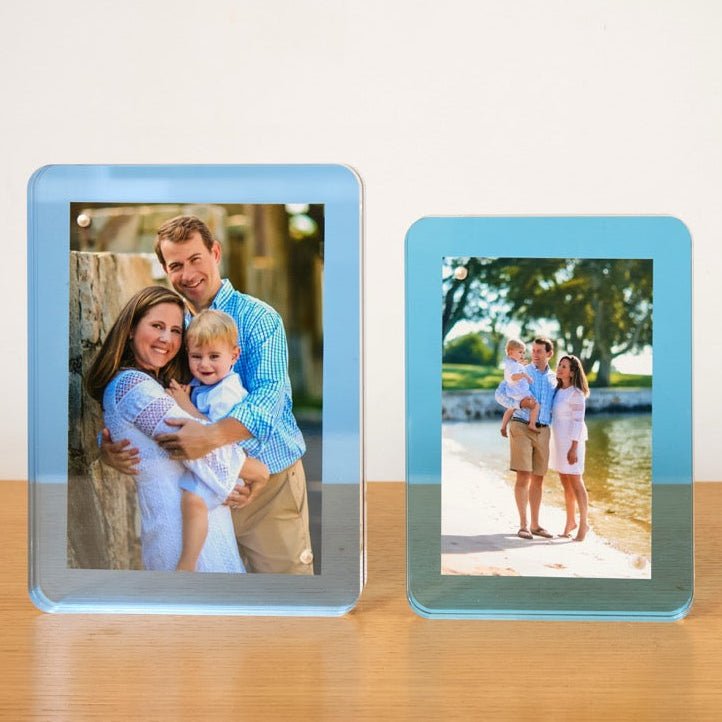 Sapphire Acrylic 5" x 7" Flip Frame