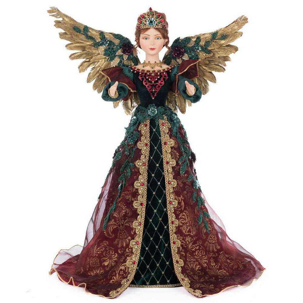Scarlett the Angel Tree Topper by Katherine's Collection