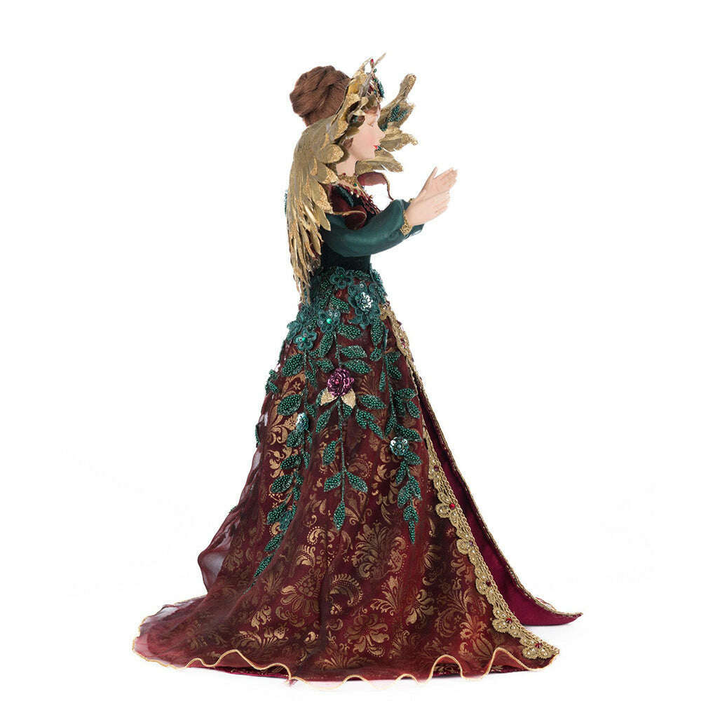 Scarlett the Angel Tree Topper by Katherine's Collection