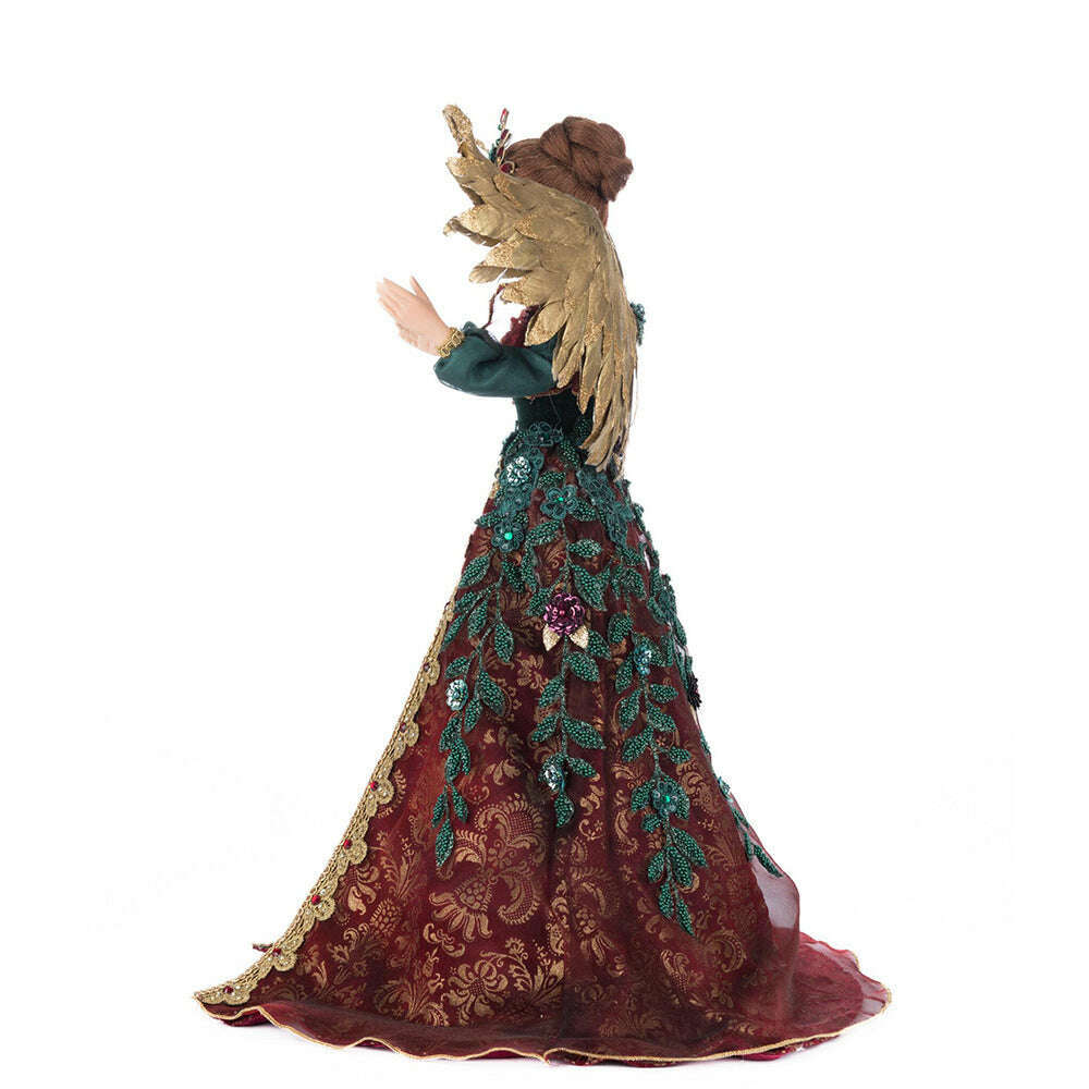 Scarlett the Angel Tree Topper by Katherine's Collection