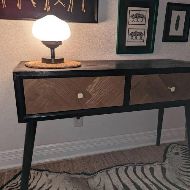 Modern Schoolhouse Milk Glass Table Lamp Fixture