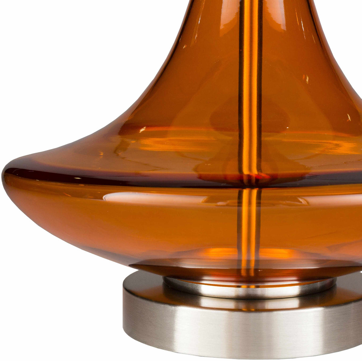 a close up of a glass object