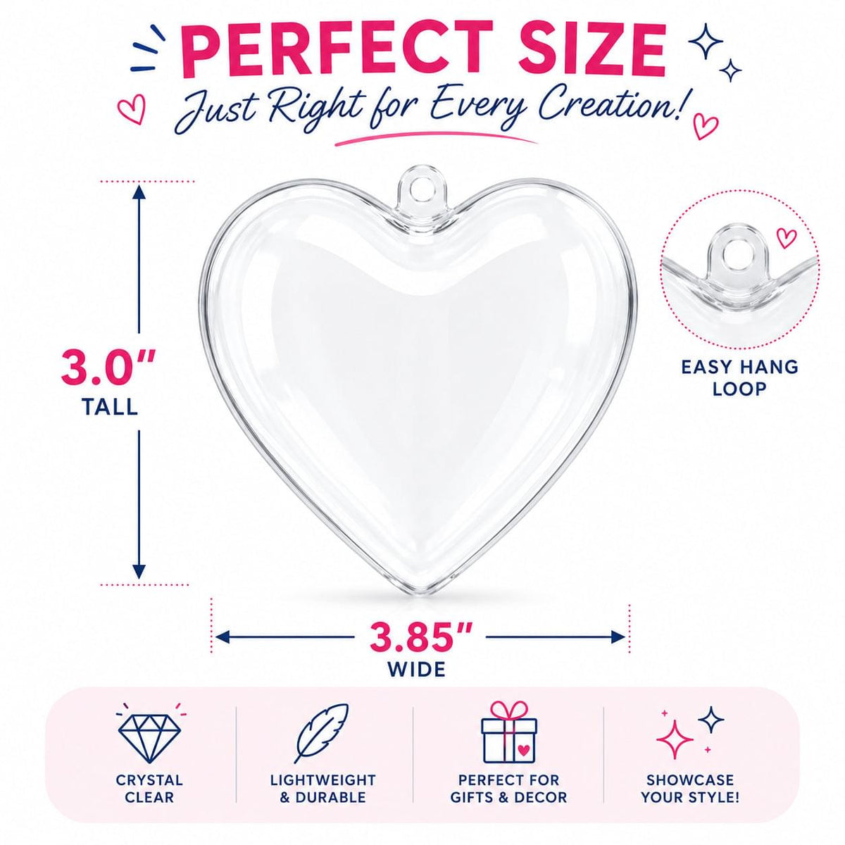 a heart shaped glass ornament
