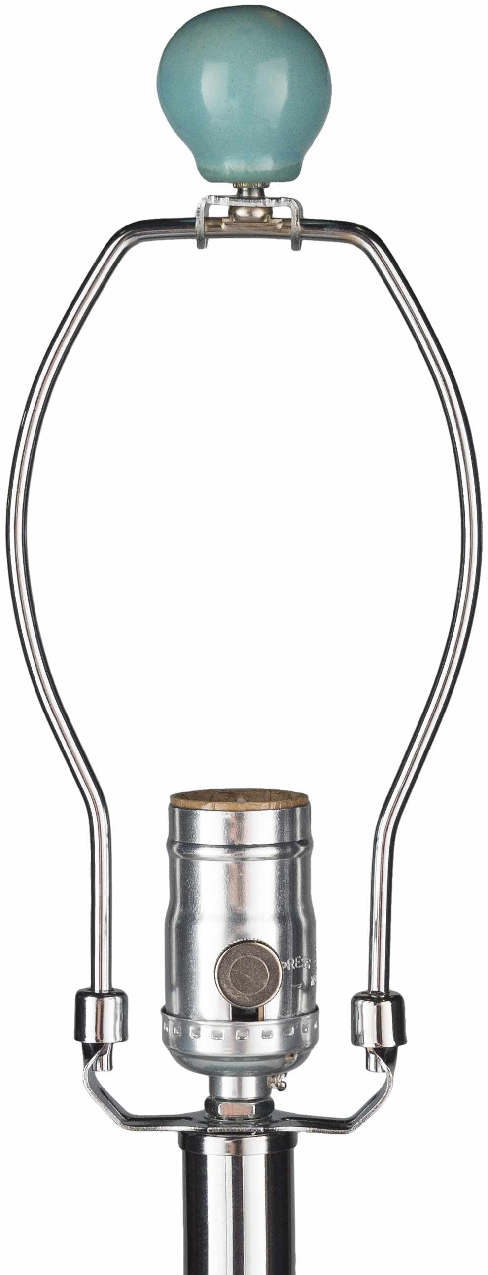 a light bulb with a metal cap