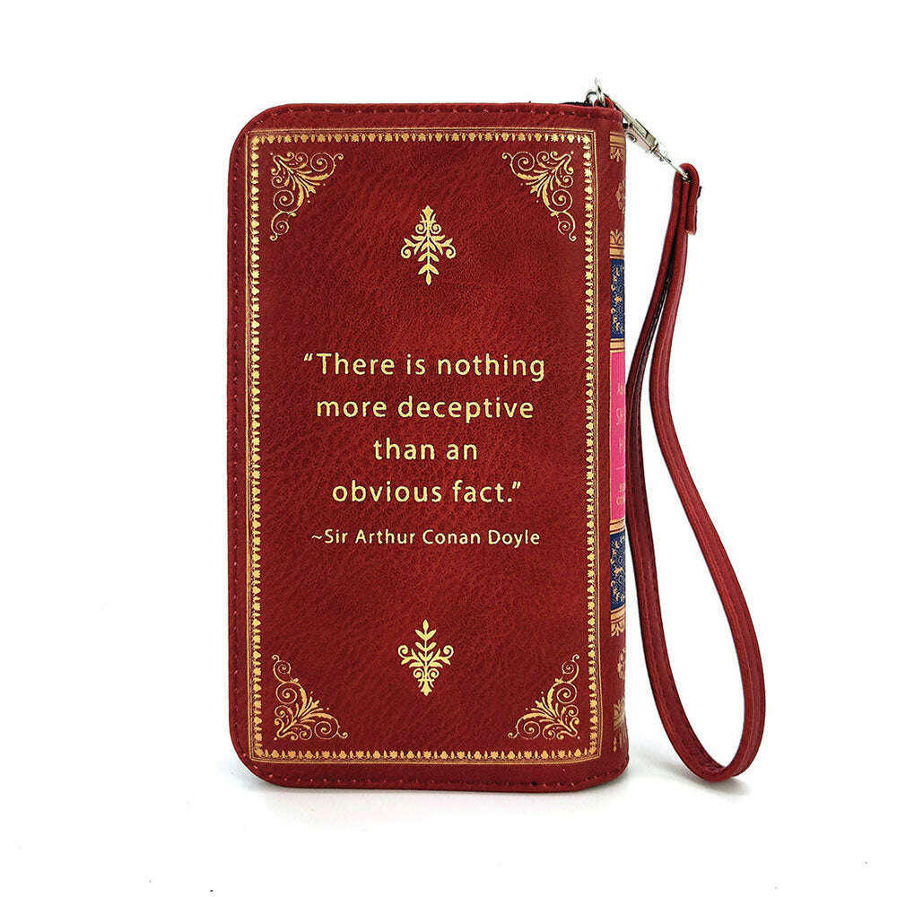 Sherlock Holmes Book Wallet Wristlet