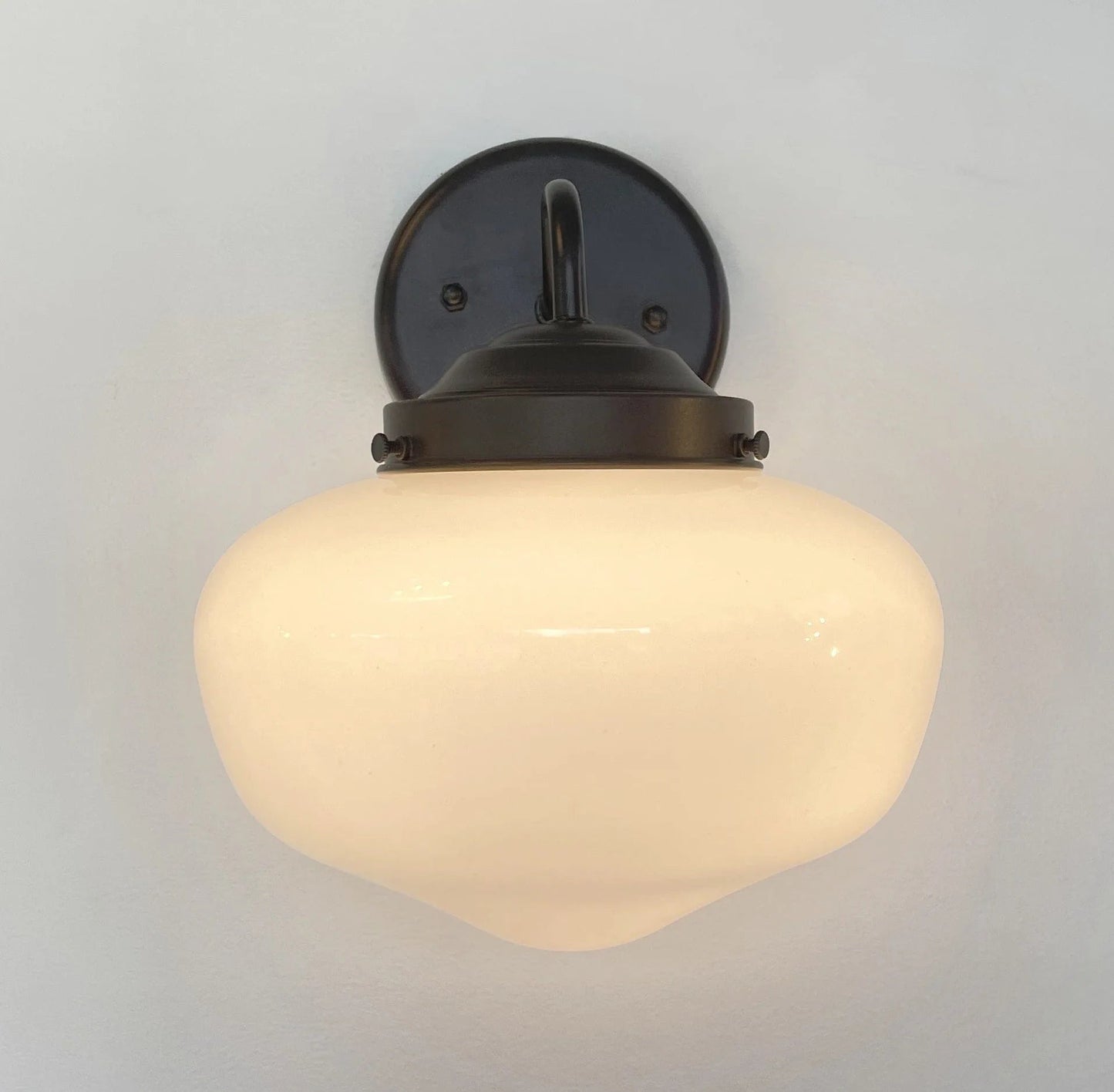 Modern Schoolhouse Sconce |8"| Wall Light