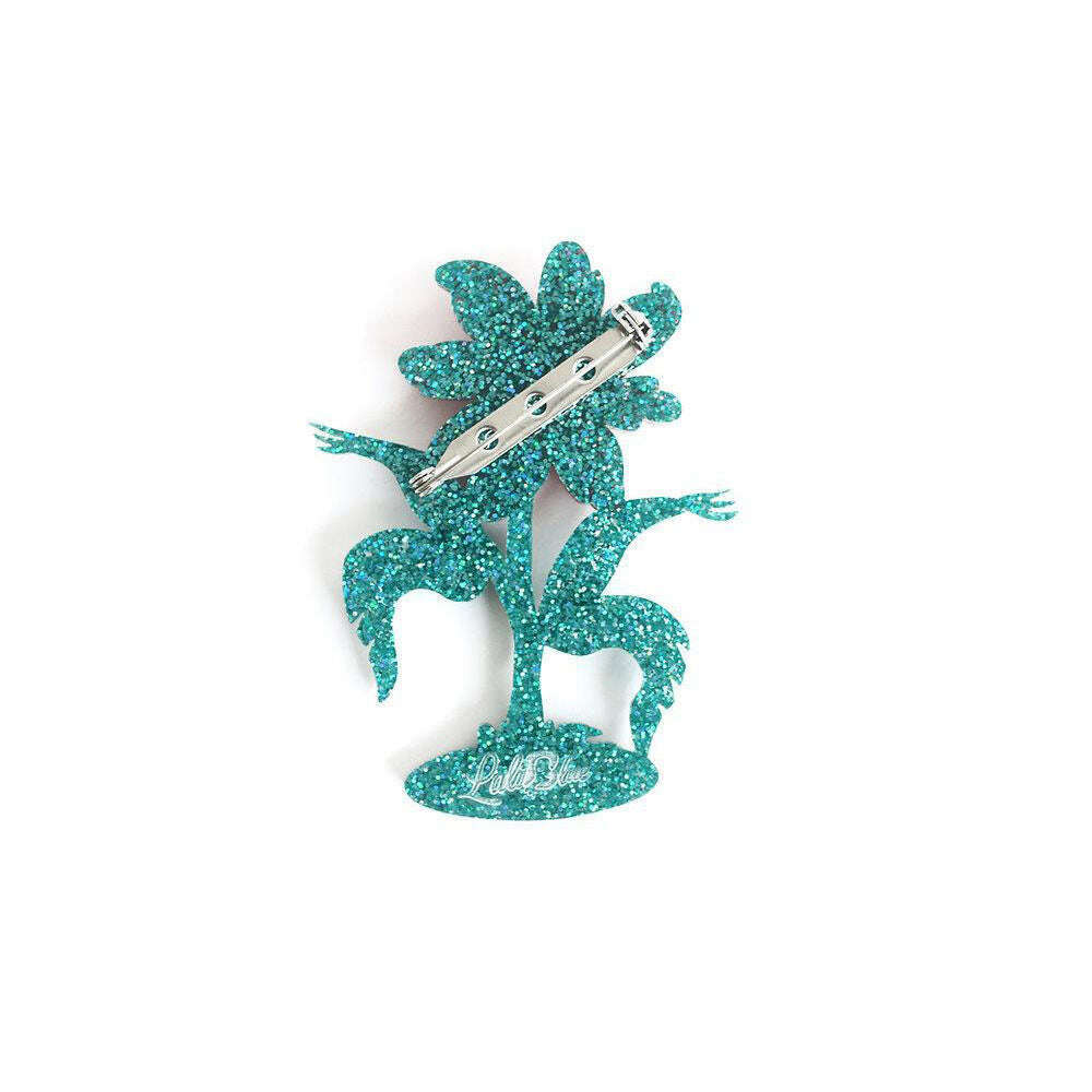 Skull Flower Brooch by Laliblue