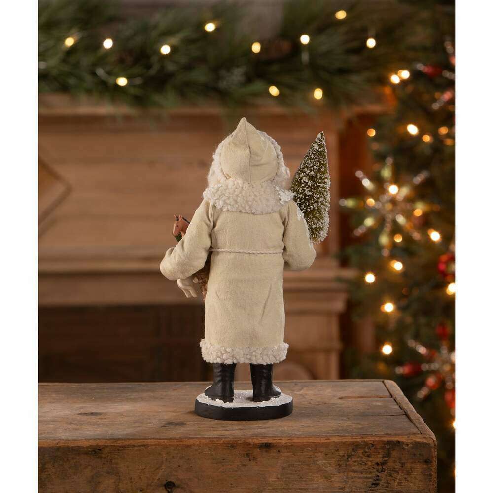Small Santa with Toy Basket by Bethany Lowe Designs