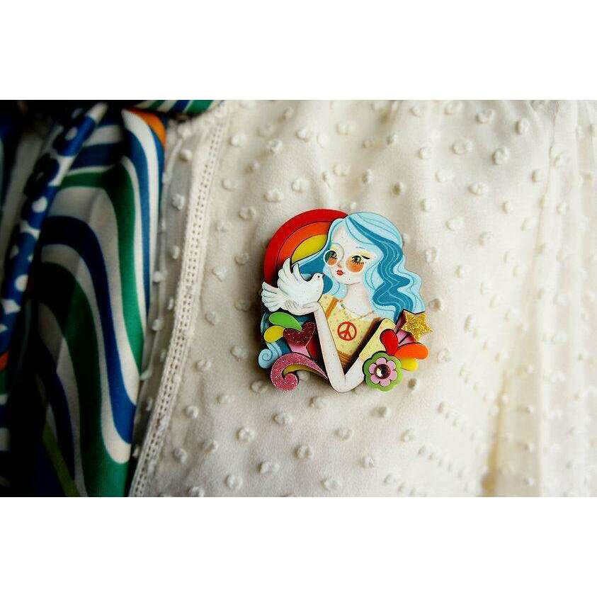 Solidarity Brooch by Laliblue
