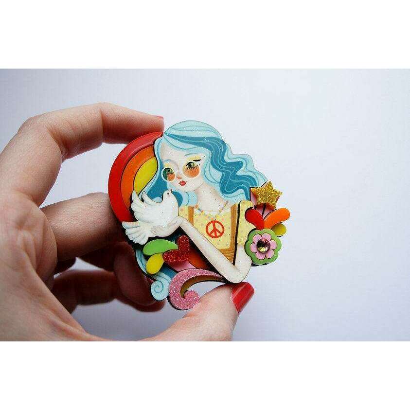 Solidarity Brooch by Laliblue