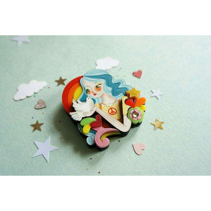 Solidarity Brooch by Laliblue