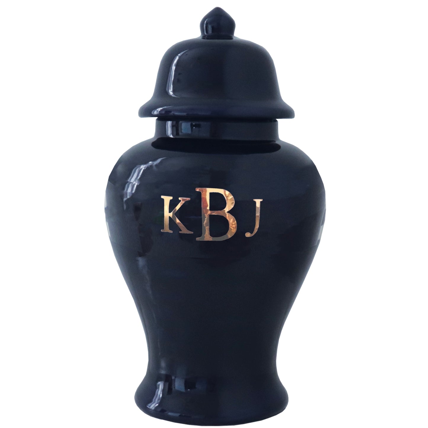 Classic Monogram Ginger Jars in Navy